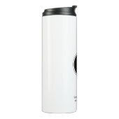 Einfaches Geschäftslogo, individuelle Werbevermark Thermosbecher (Nach links gedreht)