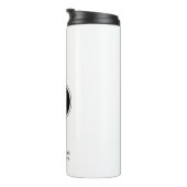 Einfaches Geschäftslogo, individuelle Werbevermark Thermosbecher (Nach rechts gedreht)