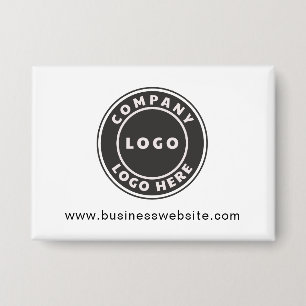 Einfaches Geschäftslogo und Website-Anpassung Button
