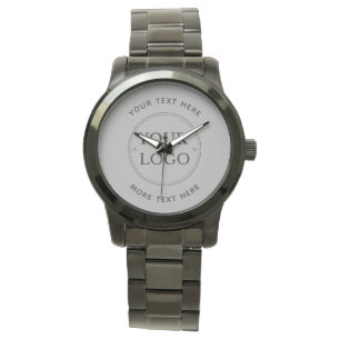 Einfaches Geschäftslogo Werbe-Branded Armbanduhr