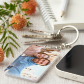 Einfaches Geschenk für Boyfriend Custom Foto Schlüsselanhänger (Vorderseite rechts)