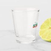 Einfaches Geschenk für die Staatsflagge Bulgariens Schnapsglas (Links)
