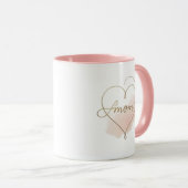 einfaches Geschenk für Mama Tasse (VorderseiteRechts)