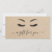 Einfaches Geschenk für rustikale Lashes (Vorderseite)