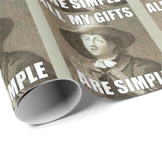 Einfaches Geschenk-Packpapier Geschenkpapier (Rolleneckpunkt)