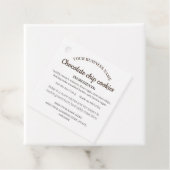 Einfaches Geschenk-Tag für hausgemachte Waren Geschenkanhänger (Beispiel)