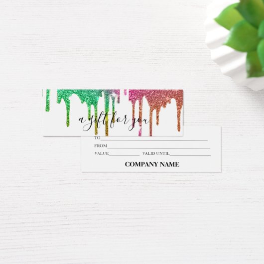 Einfaches Geschenkzertifikat für moderne Autofahre (Schreibtisch)