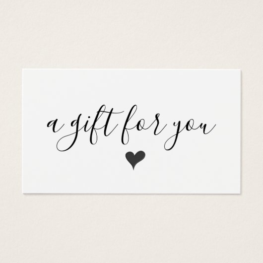 Einfaches Geschenkzertifikat für moderne Unternehm (Vorderseite)