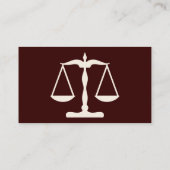 einfaches Gesetz Visitenkarte (Rückseite)