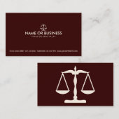 einfaches Gesetz Visitenkarte (Vorne/Hinten)