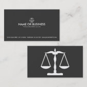 einfaches Gesetz Visitenkarte (Vorne/Hinten)