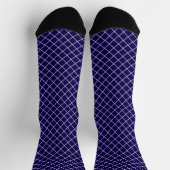 Einfaches gestreiftes individuelles Design Socken (Oben)