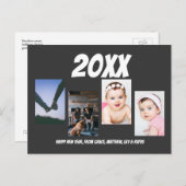 Einfaches Glück für das vierte Personalisierte Fot Postkarte (Vorne/Hinten)