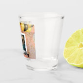 Einfaches Glück zum Geburtstag Hinzufügen von Foto Schnapsglas (Rechts)