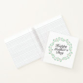 Einfaches Glücksfall-Muttertag-BlumenkreideNoteboo Notizbuch (Innenseite)