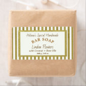 Einfaches Gold-Gerahmt-Creme-Seife-Etikett (Insitu)