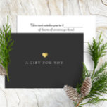 Einfaches Gold Heart Geschenk-Zertifikat<br><div class="desc">Eine vielseitige Geschenkkarte für viele Unternehmen,  ob Sie Makeup-Künstler,  Friseur oder Massagetherapeut sind.</div>