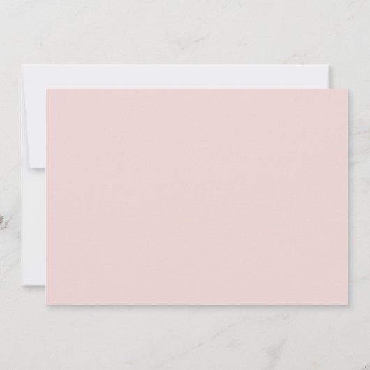 Einfaches Gold Heart verändert das Datum Hochzeit Ankündigung (Rückseite)