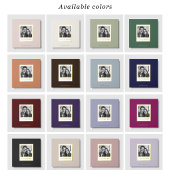 Einfaches Gold Minimalistisch Frame Wedding Foto Gästebuch