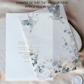 Einfaches Gold Text-Hintergrundbild für Vellum Ove Einladung