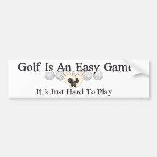 Einfaches Golf Autoaufkleber