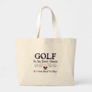 Einfaches Golf Jumbo Stoffbeutel