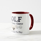 Einfaches Golf Tasse (VorderseiteRechts)