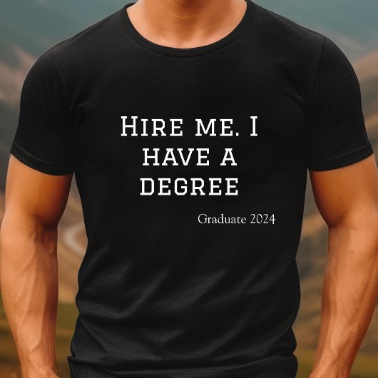 Einfaches Graduiertengeschenk für den Abschluss vo T-Shirt