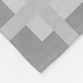 Einfaches graues Individuelle Name Fleecedecke (Ecke)
