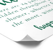 Einfaches Green Game | Dark Hunter Custom Hunt Gam Poster (Ecke)