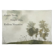Einfaches Green Meadow-Tischset von PS-Nature-Desi