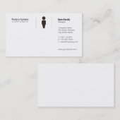 Einfaches Grid Visitenkarte (Vorne/Hinten)