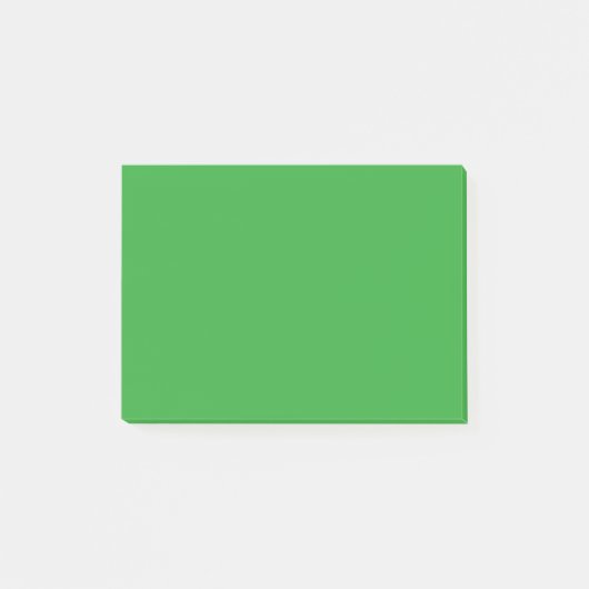 Einfaches Grün Post-it Klebezettel (Vorderseite)
