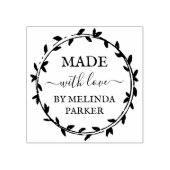 Einfaches Grünhaus aus Liebe Gummistempel (Prägung)