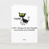 Einfaches hallo karte (Rückseite)