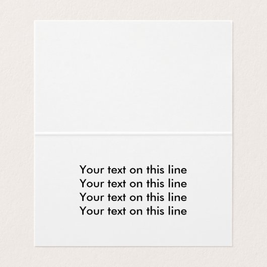 Einfaches hallo-Thema Visitenkarten (Innenseite Aufgefaltet)