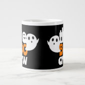 Einfaches Halloween-Crew-Gespenst Jumbo-Tasse (Vorderseite)