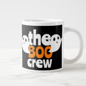 Einfaches Halloween-Crew-Gespenst Jumbo-Tasse (Rechts)