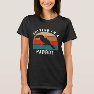 Einfaches Halloween-Kostüm Parrot Lover gibt vor, T-Shirt