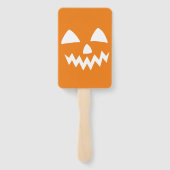 Einfaches Halloween-Kürbisgesichtsgeister beängsti Fächer (Rückseite)