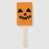 Einfaches Halloween-Kürbisgesichtsgeister beängsti Fächer (Vorderseite)