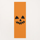 Einfaches Halloween-Kürbisgesichtsgeister beängsti Yogamatte (Vorderseite)