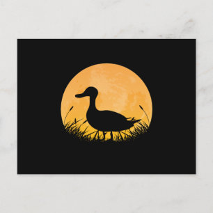 Einfaches Halloween-Outfit Ente Mallard Dipper Mon Postkarte