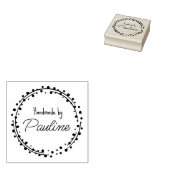 Einfaches handgefertigtes Logo Gummistempel (Stempel)