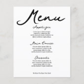 Einfaches handgeschriebenes Typografie-Minimalisti (Vorderseite)