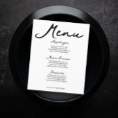 Einfaches handgeschriebenes Typografie-Minimalisti