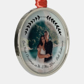 Einfaches handgezeichnet Design-Reise-Flitterwoche Ornament Aus Metall (Rechts)