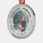 Einfaches handgezeichnet Design-Reise-Flitterwoche Ornament Aus Metall (Links)