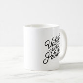 Einfaches Handlettering erschließt das volle Poten Kaffeetasse (VorderseiteRechts)