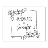 Einfaches Handwerk, florales Geschäft Gummistempel (Prägung)